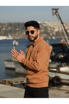 Polo Yaka Oversize Sweatshirt Yarım Fermuar Sweatshirt Oversıze-9921