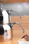 Acar Armin Sade Deluxe Aile Boy Çelik Çaydanlık Takımı - 1500*2150 ml
