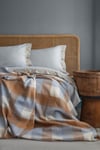 Apricitas Home Porto İndigo Çift Kişilik %100 Pamuk Nevresim Takımı ve Battaniye Seti
