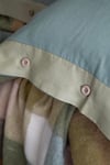 Apricitas Home Porto Olive Çift Kişilik %100 Pamuk Nevresim Takımı ve Battaniye Seti