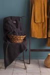 Apricitas Home Timeless Antrasit-Safran %100 Pamuk 6 Parça Aile Bornoz Seti