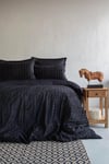 Apricitas Home Times Black Unique Touch %100 Pamuk Çift Kişilik Nevresim Takımı