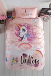 Clasy Pink Dreams Pudra %100 Pamuk Tek Kişilik Dört Mevsim Set