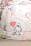 Clasy Sweet Dreams Pudra %100 Pamuk Bebek Nevresim Takımı