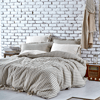 Ecocotton Ala Yeşil Çift Kişilik %100 Organik Pamuk Keten Nevresim Takımı