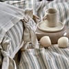 Ecocotton Ala Yeşil Çift Kişilik %100 Organik Pamuk Keten Nevresim Takımı
