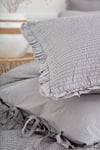 Ecocotton Ayda Gri Çift Kişilik %100 Organik Pamuk Nevresim Takımı