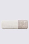 Ecocotton Ayliz Krem 80*150 cm %100 Organik Pamuk El Nakışlı Banyo Havlusu