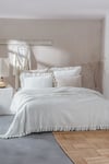 Ecocotton Dina Krem %100 Organik Pamuk Çift Kişilik Pike/Yatak Örtüsü 