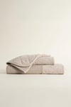 Ecocotton Hüma Bej %100 Pamuk 3 Parça Havlu Seti