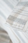 Ecocotton İkra Krem/Yeşil %100 Organik Pamuk Çift Kişilik Nevresim Takımı