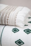 Ecocotton İmre Bej-Yeşil 