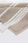 Ecocotton Karnella Bej %100 Organik Pamuk Banyo Paspası 60 x 100 cm