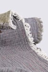 Ecocotton Muna Yeşil/Antrasit Çift Kişilik %100 Organik Pamuk Inject Yatak Örtüsü