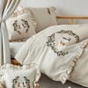 Ecocotton Polina Bej Organik Bebek Nevresim Takımı