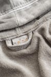 Ecocotton Racer Gri 3/4 Yaş Erkek %100 Organik Pamuk Çocuk Bornoz