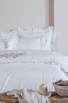 Ecocotton Vanya Krem Çift Kişilik %100 Organik Pamuk Nevresim Takımı