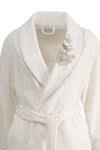 Ecocotton Vanya Krem/Krem %100 Organik Pamuk 10 Parça Aile Bornoz Seti M-L