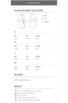 Ecocotton Vanya Krem/Krem %100 Organik Pamuk 10 Parça Aile Bornoz Seti M-L