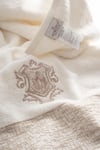 Ecocotton Vanya Krem/Krem %100 Organik Pamuk 10 Parça Aile Bornoz Seti M-L