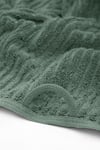 Green Black Anisa Yeşil %100 Pamuk Jakarlı 3 Parça Hamam Havlu Seti