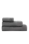 Green Black Arina Antrasit %100 Pamuk 3 Parça Air Twist Havlu/Hamam Seti