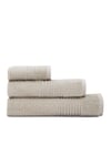Green Black Arina Bej %100 Pamuk 3 Parça Air Twist Havlu/Hamam Seti