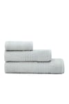 Green Black Arina Gri %100 Pamuk 3 Parça Air Twist Havlu/Hamam Seti
