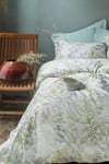 İssimo Home Occale Green Çift Kişilik %100 Pamuk Saten Nevresim Takımı