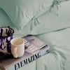 İssimo Home Savanna Mint Yıkanmış Çift Kişilik %100 Pamuk Poplin Nevresim Takımı