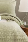 İssimo Home Savanna Yeşil Çift Kişilik %100 Pamuk Poplin Yatak Örtüsü Seti