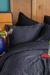 İssimo Home Strada Black Çift Kişilik %100 Pamuk Saten Nevresim Takımı