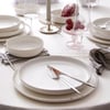 Kütahya Porselen Crest Platin Fileli 24 Parça 6 Kişilik Bone Yemek Takımı