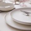 Kütahya Porselen Crest Platin Fileli 24 Parça 6 Kişilik Bone Yemek Takımı
