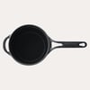 Pot Art Mat Siyah Yuvarlak Döküm Sos Tencere 18 cm 2,5 lt