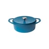Pot Art Parlak Mavi Derin Döküm Tencere 28 cm 5,6 lt
