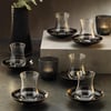 Sandro Moreno 1898 Davinci Siyah 12 Parça 6 Kişilik Çay Seti 150 ml