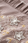 Zebra Casa Dreamy Mürdüm Comforter Yatak Örtüsü Seti