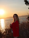 Kadın Kırmızı Kare Yaka Derin Yırtmaçlı Ispanyol Kol Mini Elbise Iç Göstermez Esnek Kısa Elbise