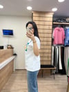 Beyaz Baskılı T-Shirt