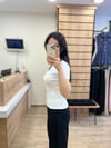 Beyaz Polo Yaka T-shirt