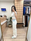 Denim Garnilli Pamuklu Pantolon