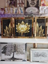 Gold 3 Lü Lotus Çiçeği