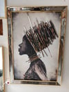 Gold Afro Tablo