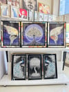 Gümüş İçi Mor 3 Lü set Tablo