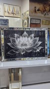 Gümüş Lotus Çiçeği Tablo