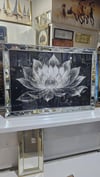 Gümüş Lotus Çiçeği Tablo