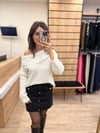 Kemik Degaje Yaka Fitilli Kazak