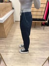 Lacivert Kumaş Matchli Pantolon