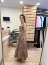Leopar Crop Etekli Takım